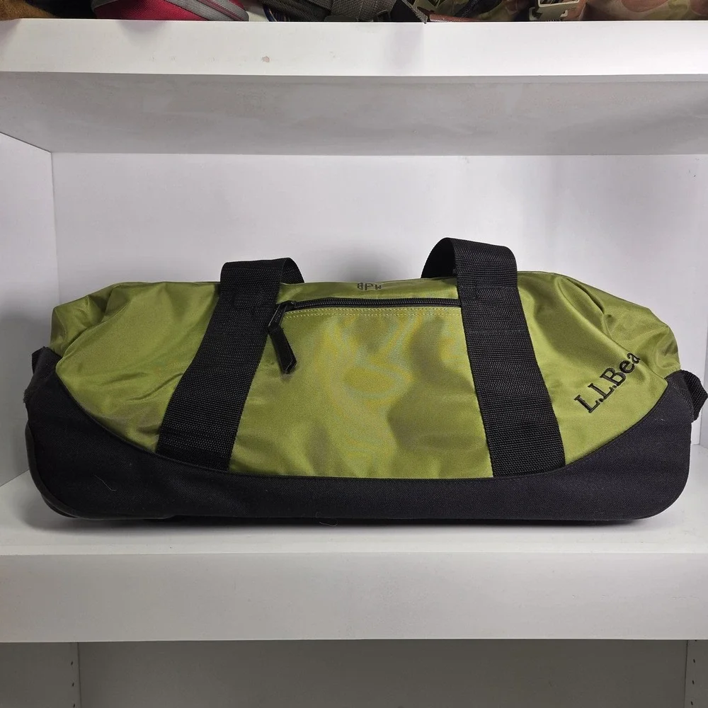 L.L. Bean Rolling Duffel Bag Green 25